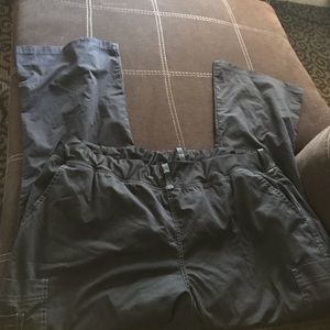 Black scrub pants